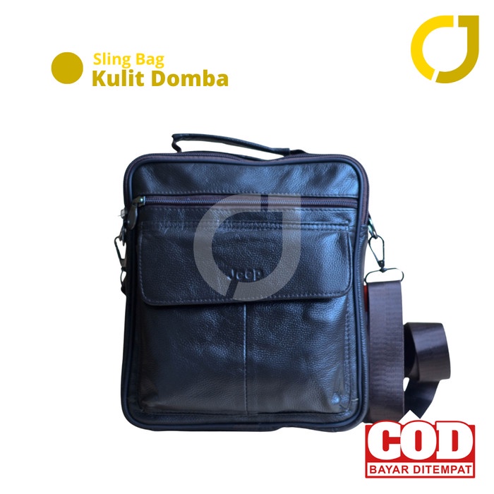 Trelaris Sling Bag – Tas Selempang Kulit Original & Eksklusif [JEEP-Big]
