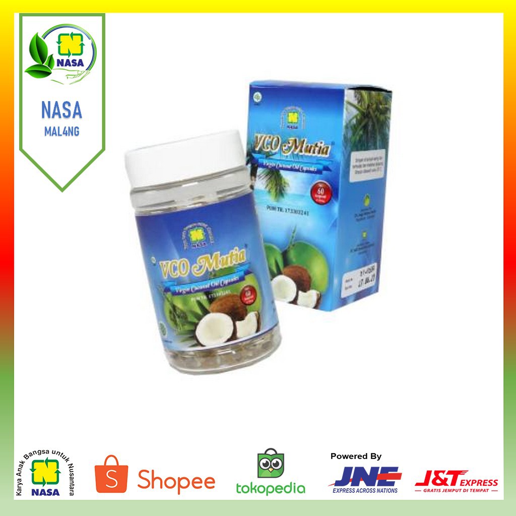 

Mutia VCO Virgin Coconut Oil Capsules Asli Nasa