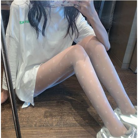 PH-33 Pantyhose Pita Stoking Overknee Socks Stoking Motif Bunga Cosplay Lolita