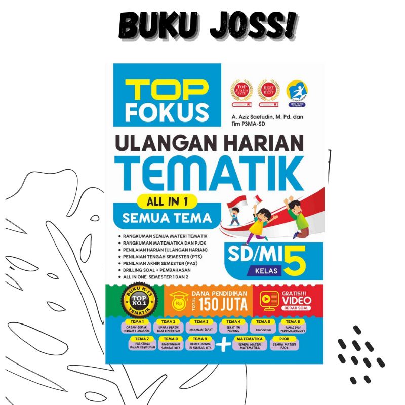 BUKU KELAS 5 SD/MI TOP FOKUS ULANGAN HARIAN TEMATIK