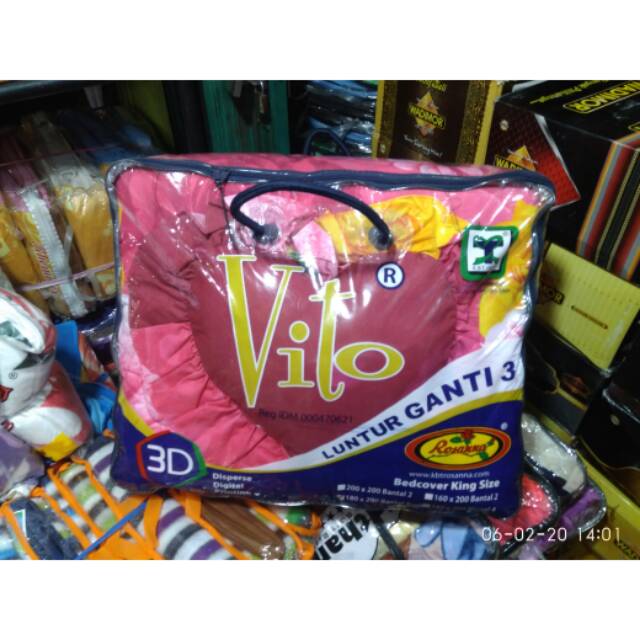 Bed cover vito ukuran 180×200