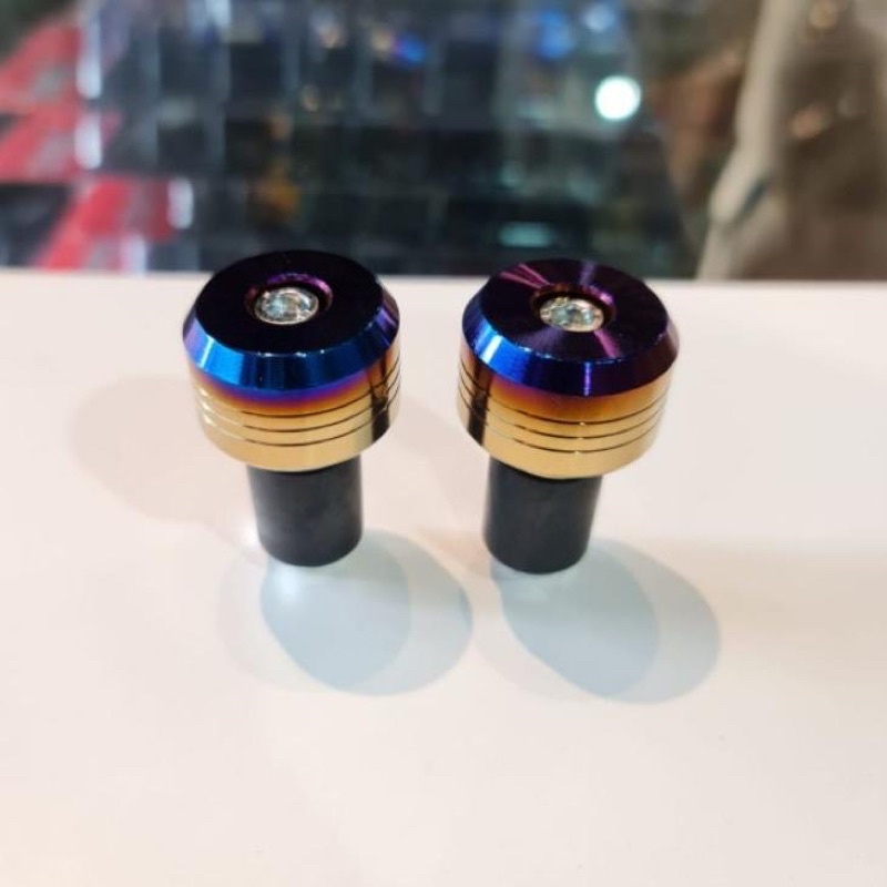 Jalu Stang Stir Twotone 2tone Bakaran Universa Jalu stang cnc rainbow pelangi 2tone motif universal