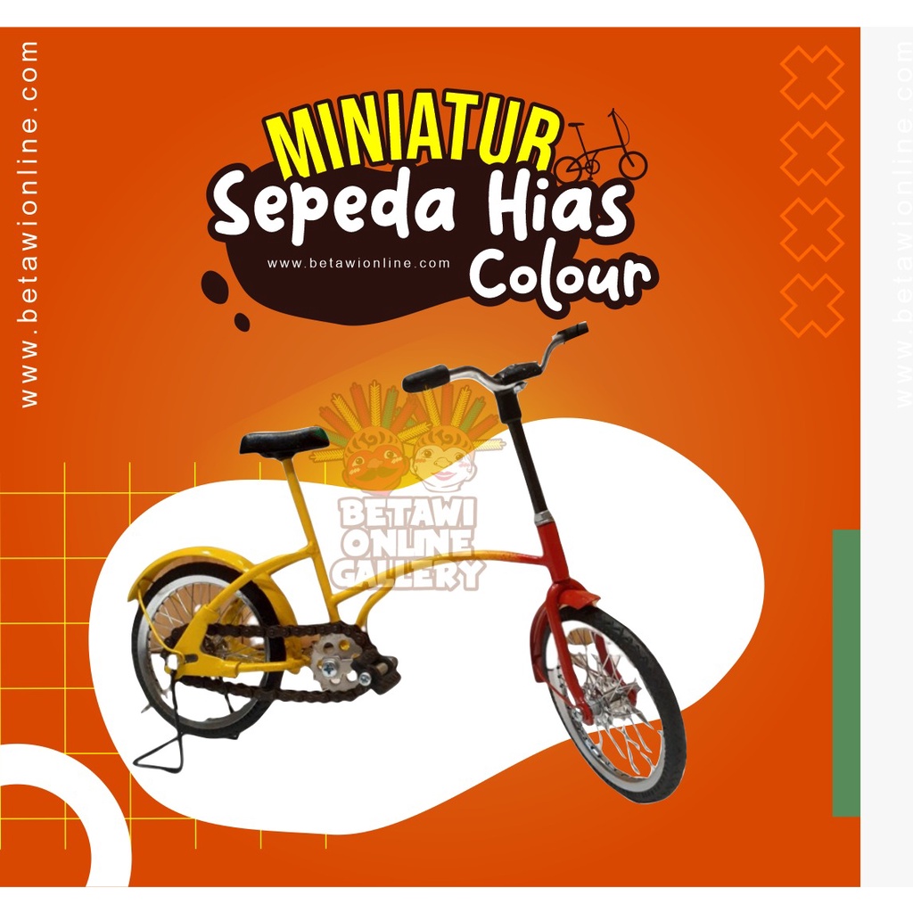 Miniatur Sepeda Hias Colour