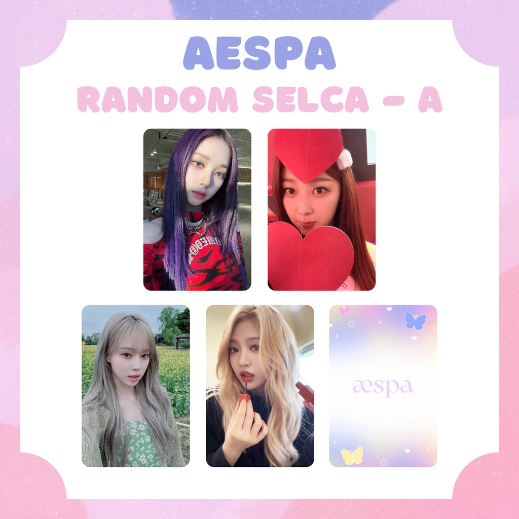 [AESPA] PHOTOCARD AESPA SELCA #3 KARINA GISELLE WINTER NINGNING !! BACA DESKRIPSI !!