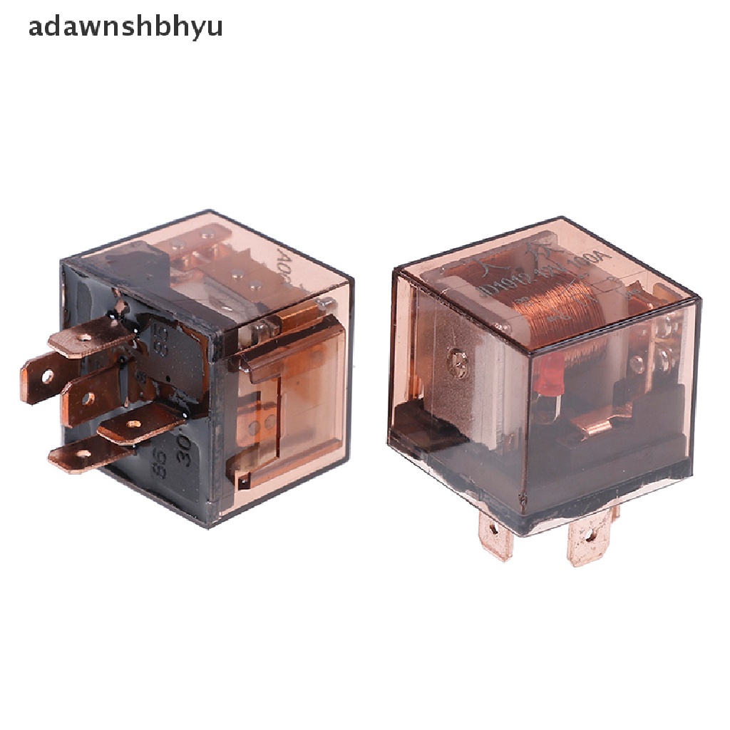 Relay Otomotif Tahan Air Adawnshbhyu12/24V 100A 4/5Pin SPDT relay Perangkat Kontrol Mobil