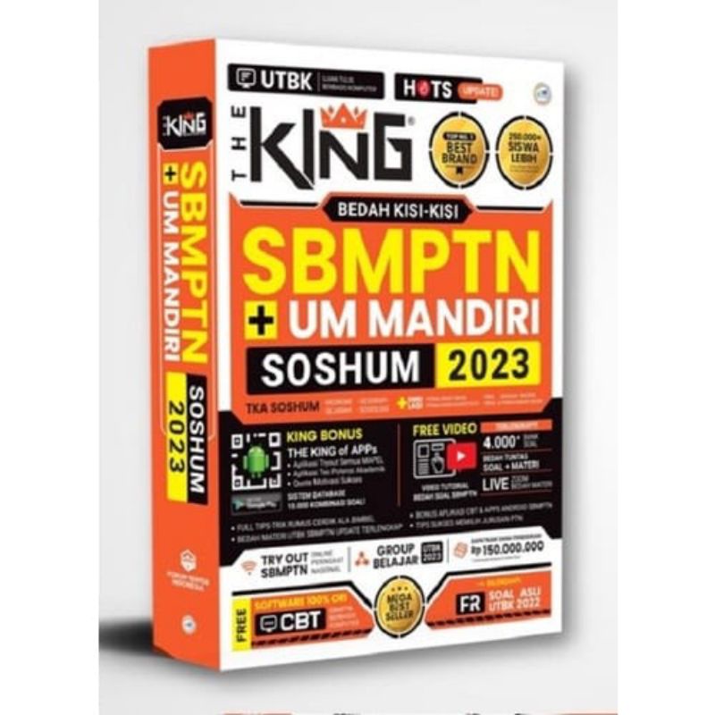 THE KING SBMPTN +UM MANDIRI SOSHUM 2022 + BONUS DRILLING UTBK SOSHUM-soshum