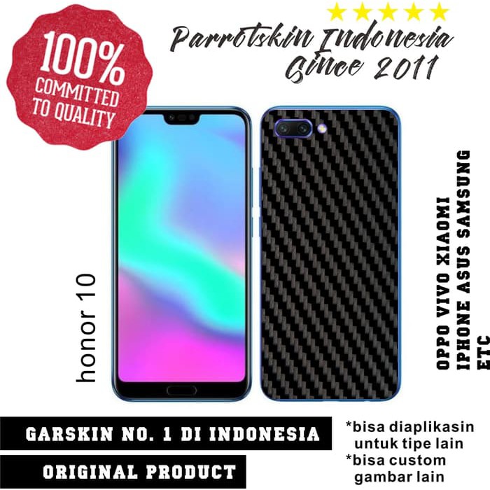 Garskin Skin Honor 9 9i 10 Carbon Kevlar Texture