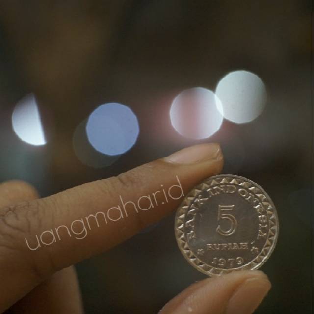 Uang kuno 5 rupiah 1979 || 5 rupiah KB kecil || 5 rupiah 1979