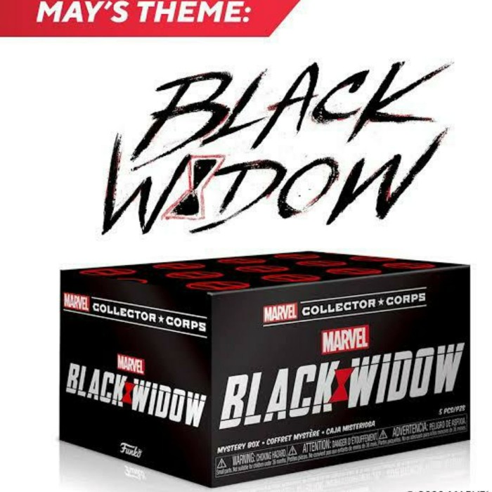 Funko Pop Marvel Collector Corps - Marvel Black Widow