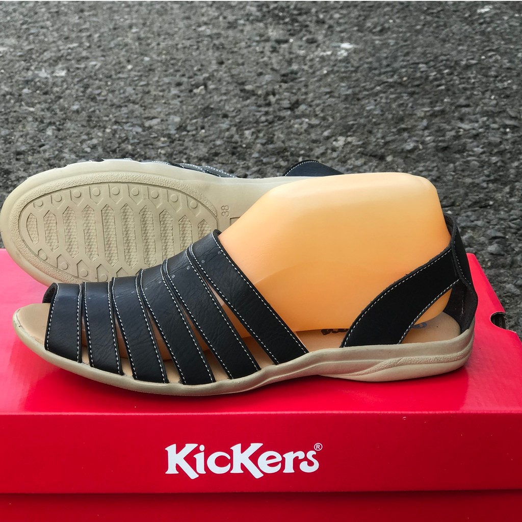 Baru!!! SANDAL KICKERS CEWEK TALI SEMI KULIT