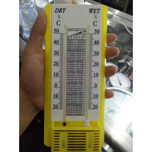 ➸ thermometer dry and wet ☋