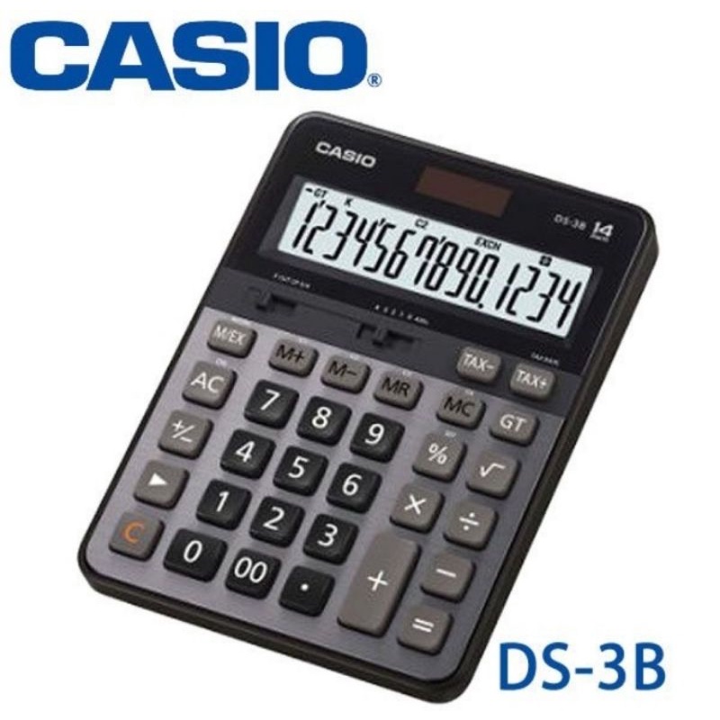 

CASIO KALKULATOR HEAVY DUTY DS 3B 14 DIGIT KALKULATOR KANTOR ASLI MANTAP