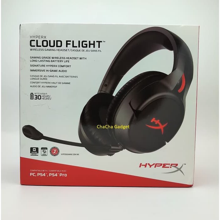 hyperx cloud flight wireless gaming headset ps4
