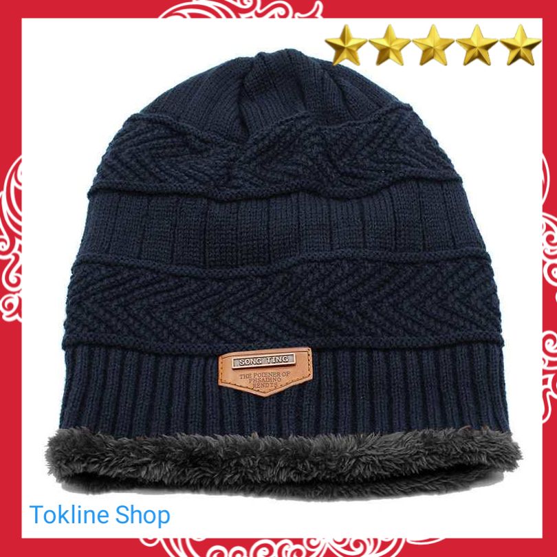 Jual Kupluk Wool Winter Beanie Hat Topi Penutup Kepala Bagus