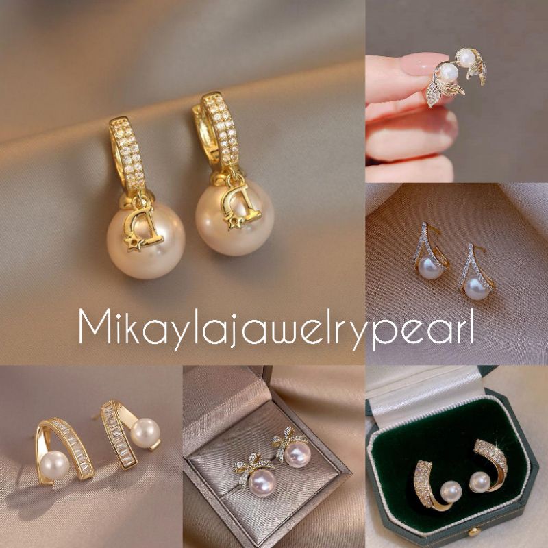 Anting mutiara air laut|Anting mutiara laut asli|Anting mutiara laut bersertifikat|Anting mutiara ed