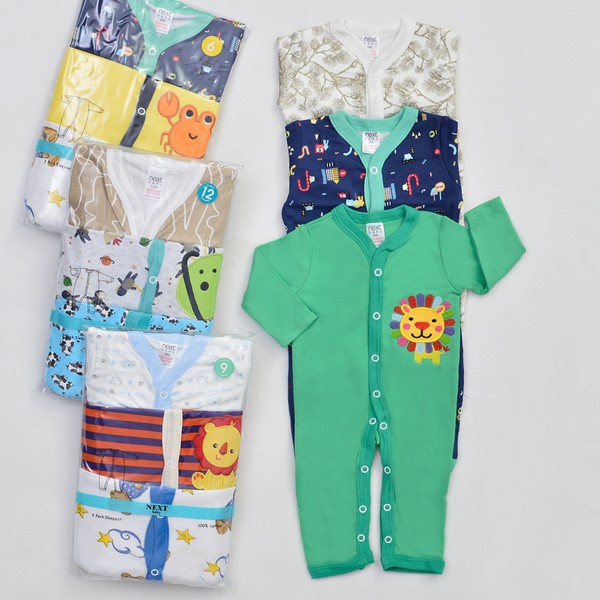 [Premium] Sleepsuit Bayi Buka Kaki Kancing Snap isi 3pc P076