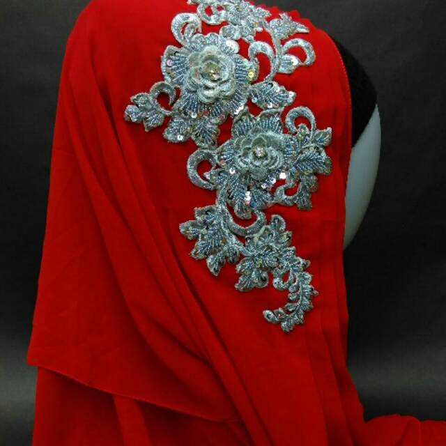 hijab pesta pashmina instan..