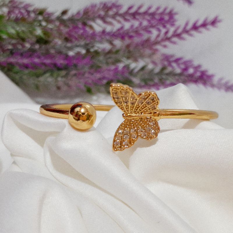 Gelang Tangan Bangle Anak Remaja Gelang Titanium Anak Remaja Permata Zircon Asli Gelang Tangan Bangk