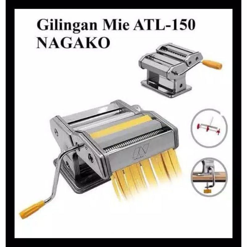 Nagako Ampia Noodle Maker / Gilingan Mie atau Pasta ATL-150