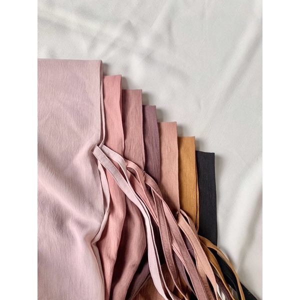 Hijab instan crinkle/bergo crinkle (Bergo aura)