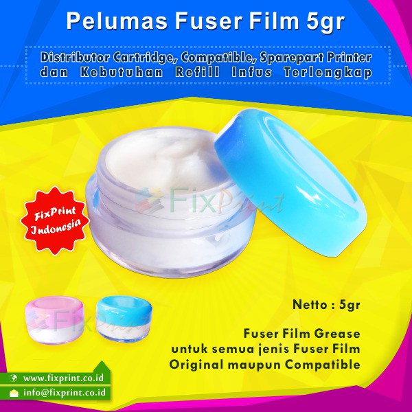 elumas Fuser Film 5gr, Fuser Grease, Gear Lubricant, Gear Grease Fuser Film Murah