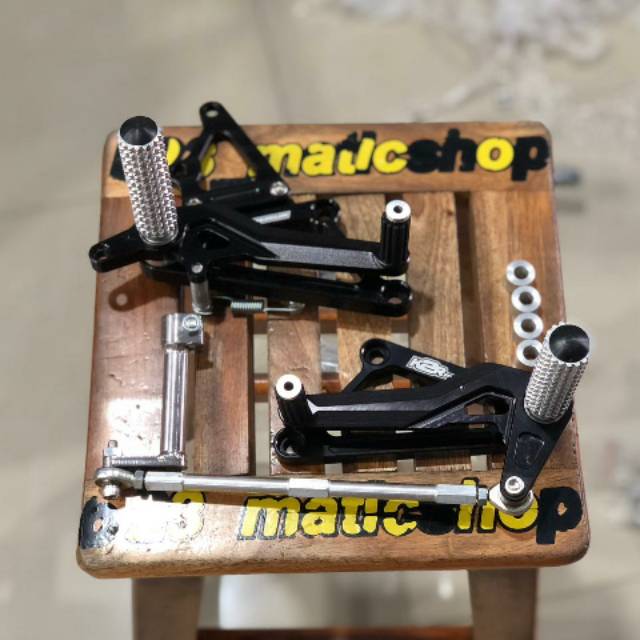 Underbone kawahara k2r racing ninja r rr kr krr ss vr disk belakang pnp racing step dural black