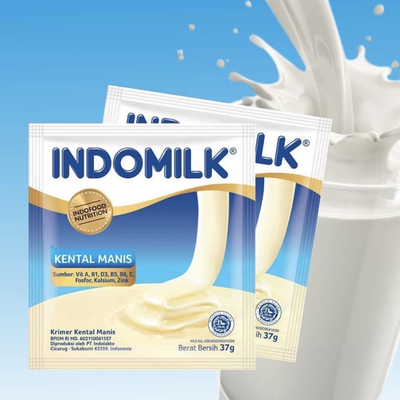 

SUSU KENTAL MANIS INDOMILK SACHET ISI 6 VANILA/COKLAT 37G