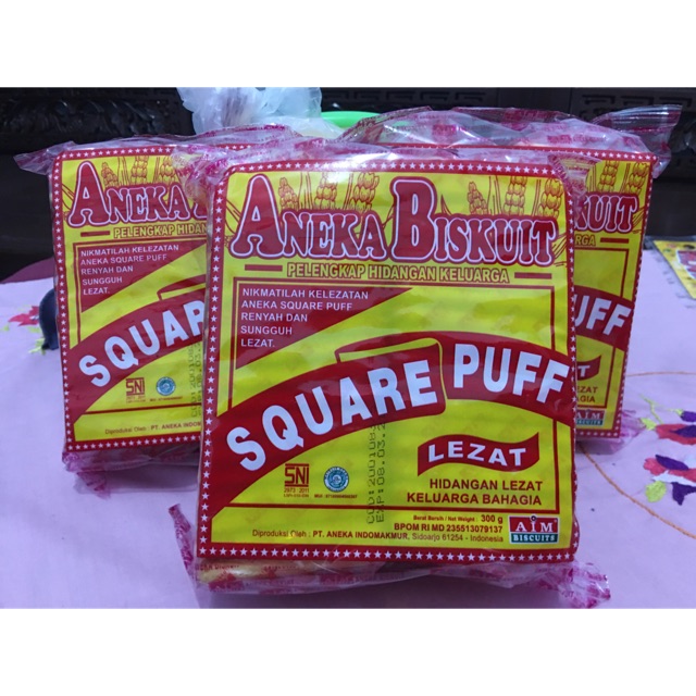 

AIM Square puff 300gr/snack kiloan/snack murah