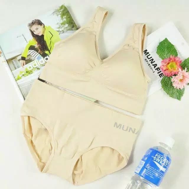 MUNAFIE BRA SET ( 1 SET TERDIRI DARI : 1 Bra + 1 CELANA DALAM)