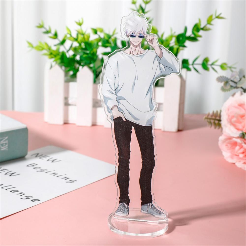 Needway  Jujutsu Kaisen Figure Stand Figure Dekorasi Akrilik Desk Decor Model Piring Desktop Hias Fushigura Megumi Itadori Yuuji