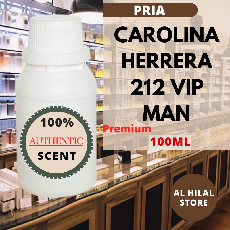 BIBIT PARFUM 212 VIP MEN 100ML TAHAN LAMA TANPA ALKOHOL MINYAK WANGI PREMIUM 212 PARFUME