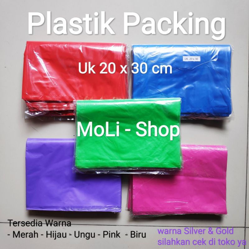 HD packing uk 20x30 (100pcs), Plastik olshop,  plastik bungkus paket