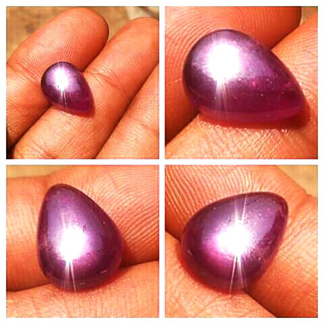 BIG SiZE Natural Blood Pigeon Star Ruby Asli Alam Mulus Warna Cakep Berkwalitas