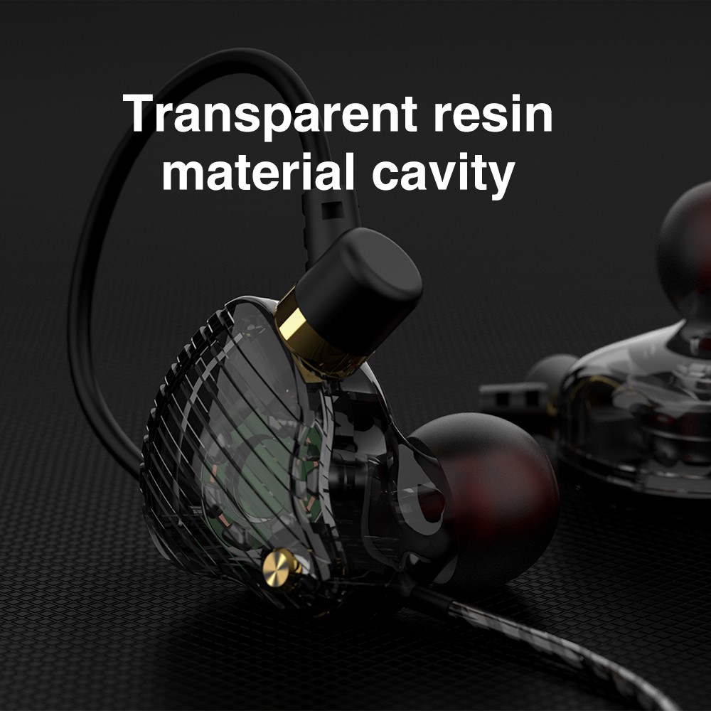 (ORI - KRM DR JKT) QKZ SK3 ORIGINAL HIFI HEADSET IEM NATURAL SOUND WITH MIC