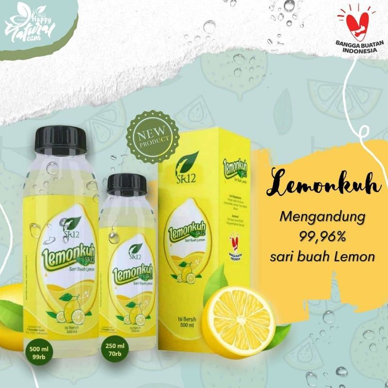 

SR12 LEMONKUH SARI BUAH LEMON 250ml dan 500ml