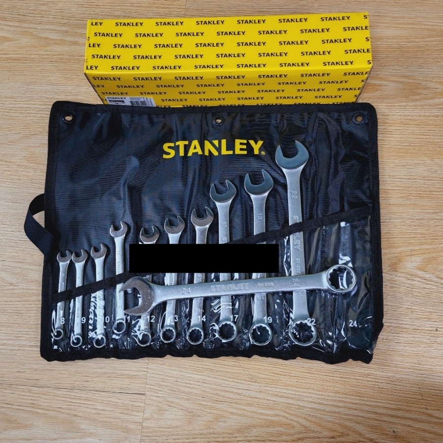 STANLEY kunci ring pas set 11pcs Combination Wrench