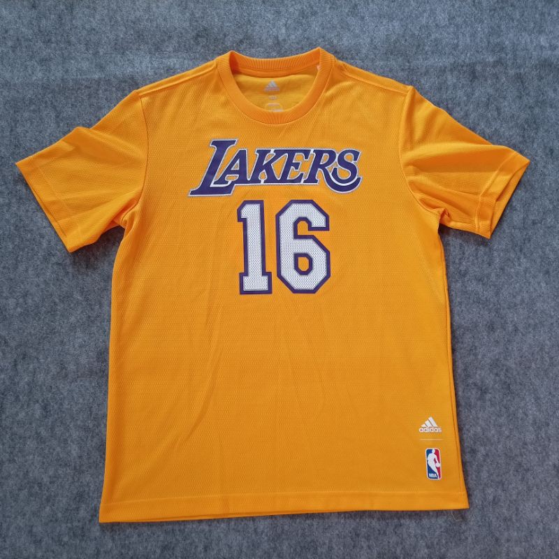 Kaos Jersey Adidas Lakers Second Preloved Original