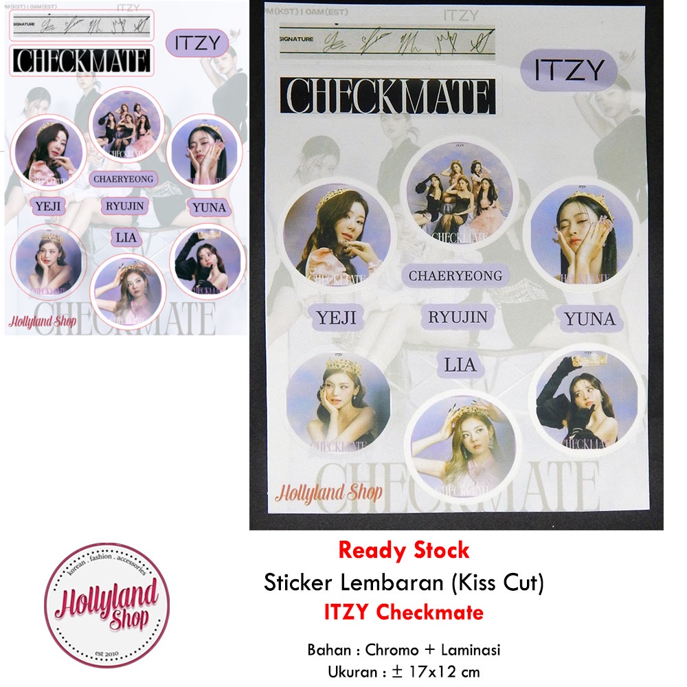 

Sticker Lembaran ITZY Unofficial