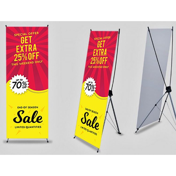 CETAK X BANNER STANDING MURAH FREE DESIGN