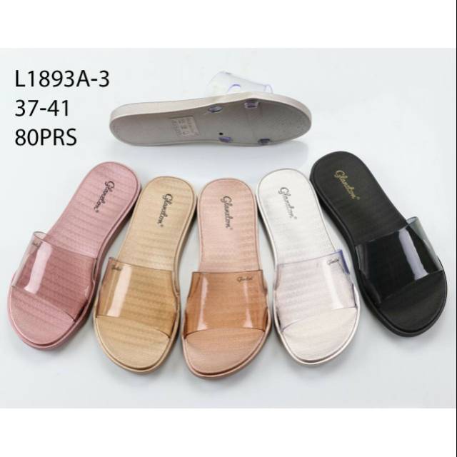 SANDAL WANITA GLANZTON L1839A-3 / SANDAL SELOP WANITA
