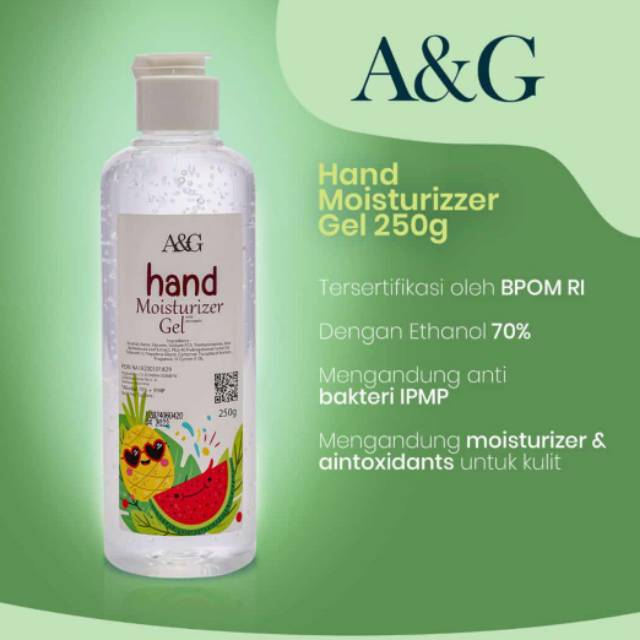 Hand sanitizer A&amp;G 250ml