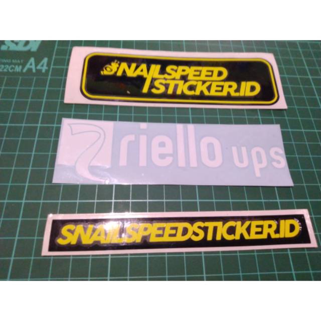 Sticker moto gp universal logo RIELLO UPS 15cm