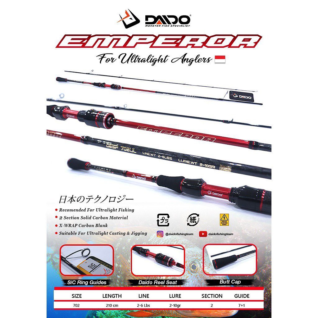 Joran Daido Emperor - Ultralight Jigging