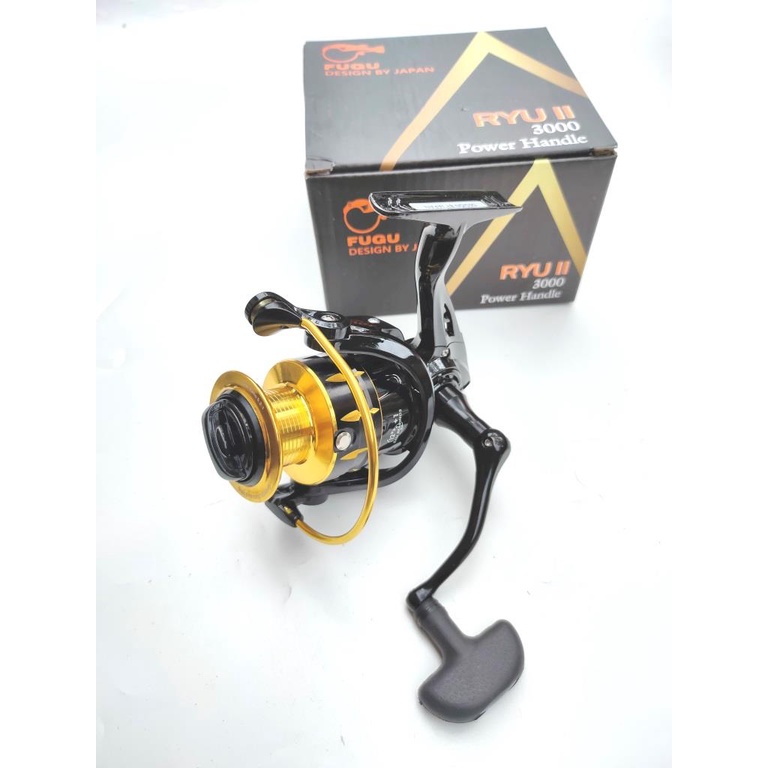 Reel Spinning Fugu Ryu II 1000 2000 3000 4000 6000 Power Handle 12Ball Bearings