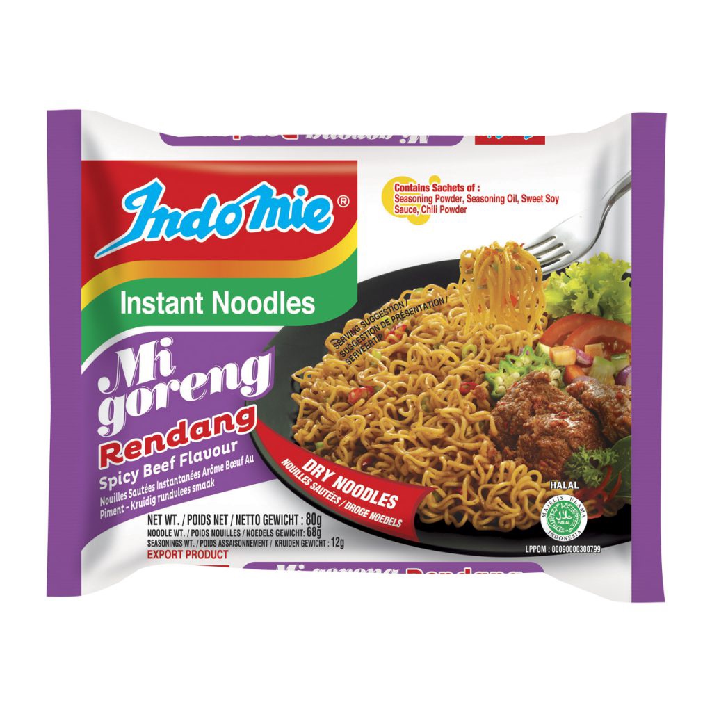 

4 pcs Indomie Goreng Rendang