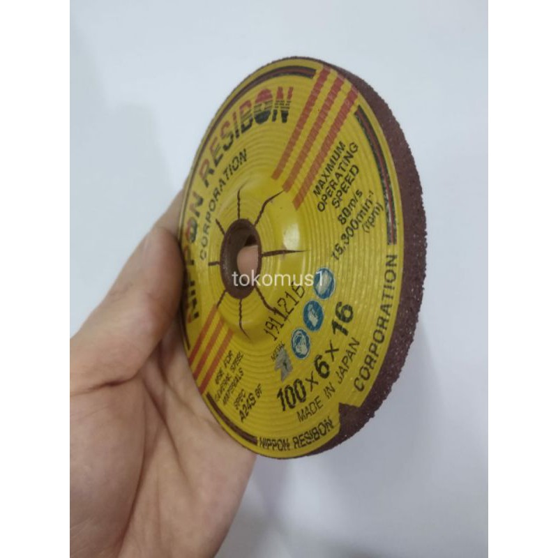 NIPPON RESIBON 4&quot;x6 / BATU GURINDA POLES/GERINDA ASLI