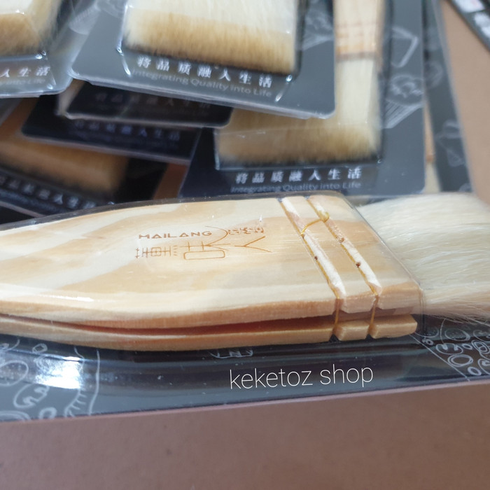 

S54Adns Kuas Untuk Roti / Kue Kering -Wool Brush - Size S S2D54Sc