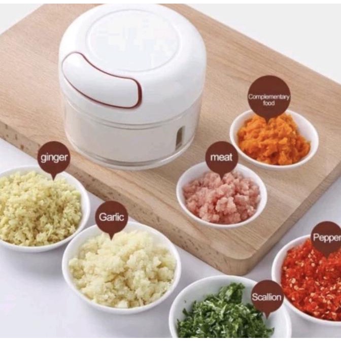 Murah Mini Chopper Blender / Blender Tangan Tarik Manual / Blender Bumbu Terlaris