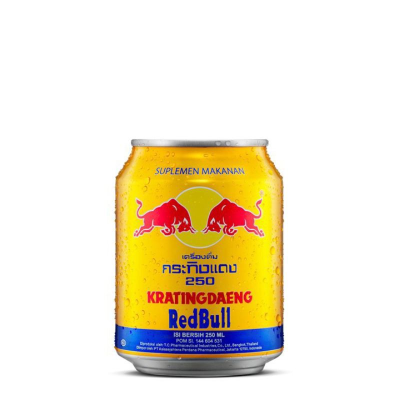 

Redbull Gold 250 Ml Kratingdaeng Kaleng