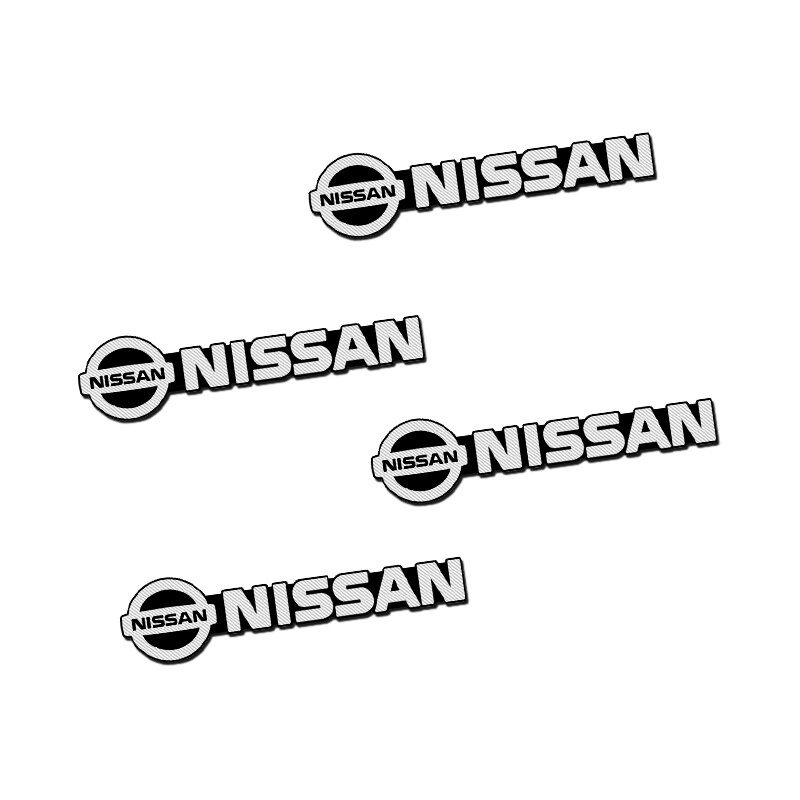 4pcs Stiker Klakson Audio Video 3d Bahan Aluminum Untuk Nissan